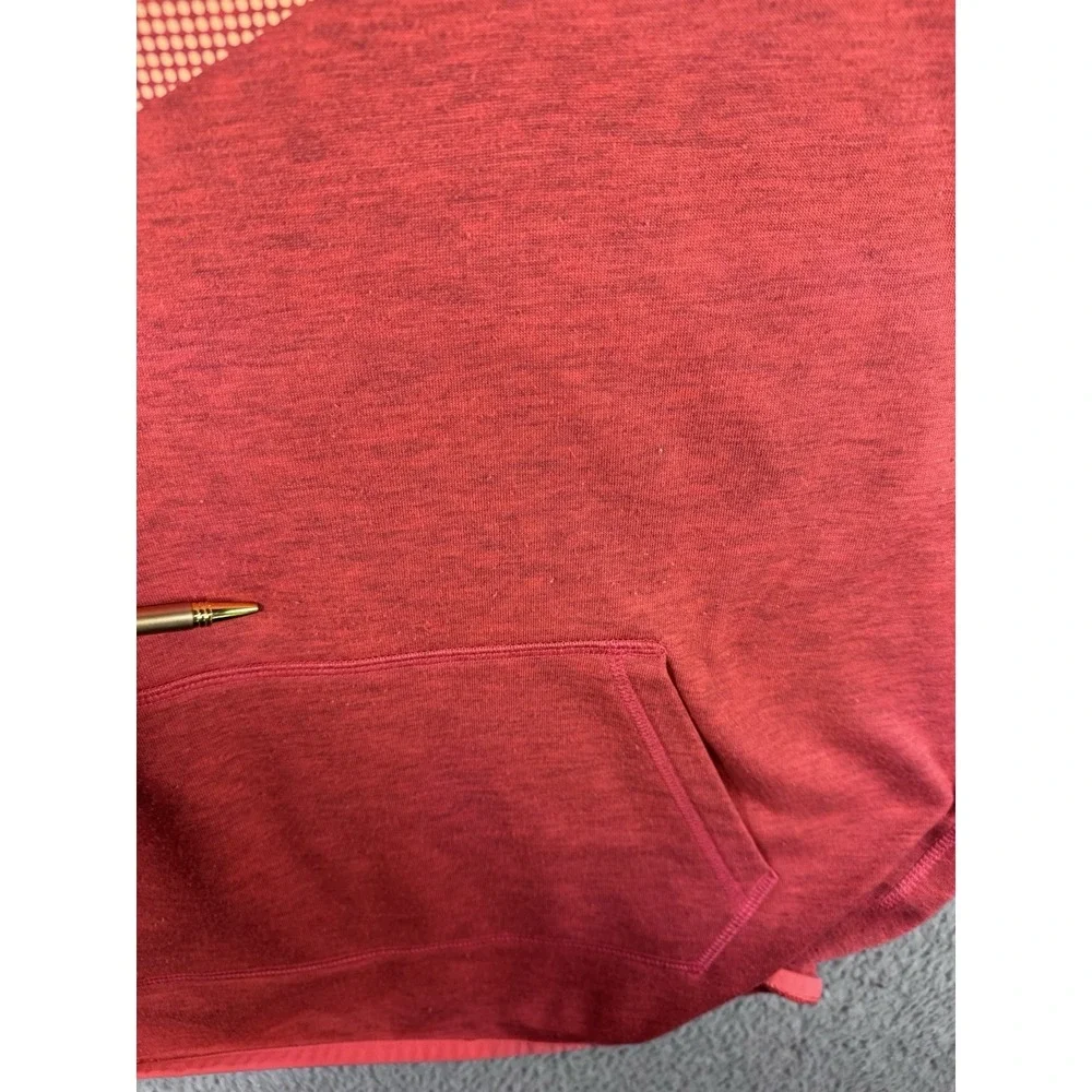 Nike‎ Dri Fit Hoodie Men Large Swoosh Logo Pullover Training Running Thumb Holes